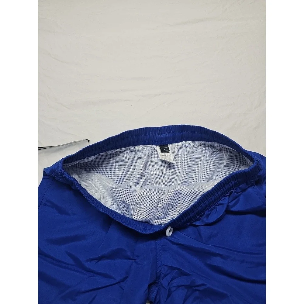 Manfinity Mens Blue Drawstring Swim Trunks Pockets Bottoms Size‎ Xl